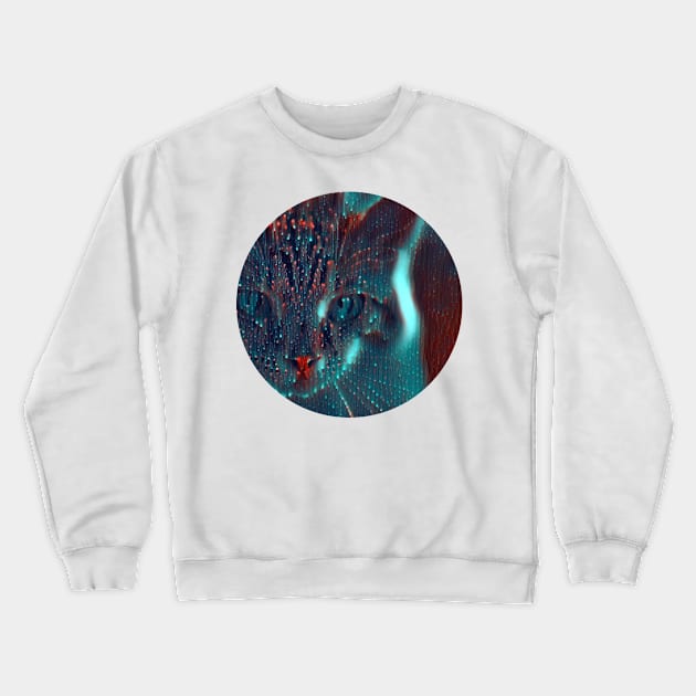 Catlike mycat, revolution for cats Crewneck Sweatshirt by GoranDesign